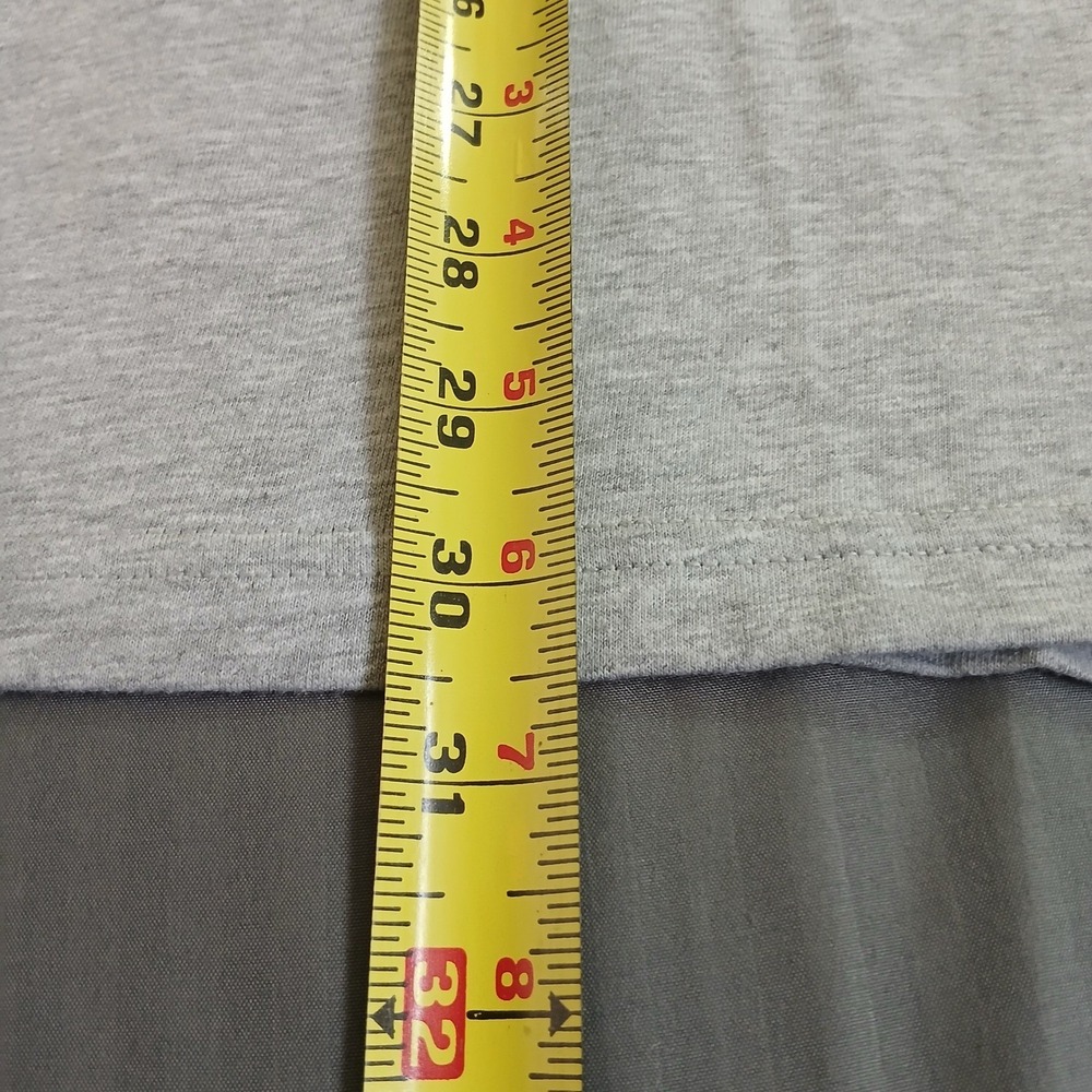 Coppertone T-Shirt Mens Medium Gray Ringer Graphic Hanes Beefy-T Y2K Retro - Picture 6 of 7